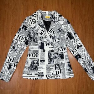 Fashion print Blazer